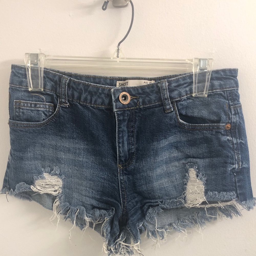 Cotton On Denim Ripped Shorts